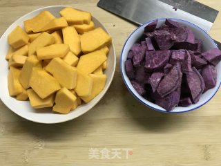 桂花酒酿芋圆的做法步骤：2