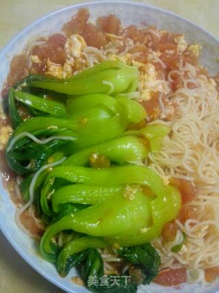 西红柿鸡蛋拌面的做法步骤：5