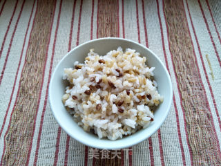 香煎鲈鱼杂粮饭的做法步骤：7