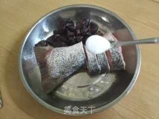 榄角蒸鱼尾的做法步骤：3