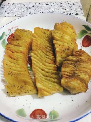 自制古天乐签名 ---薯塔的做法步骤：3