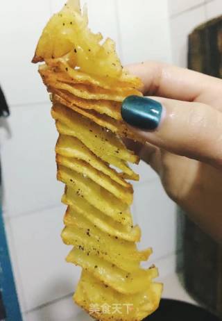 自制古天乐签名 ---薯塔的做法步骤：4