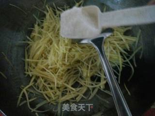 青椒土豆丝的做法步骤：5