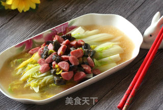 上汤娃娃菜的做法步骤：9