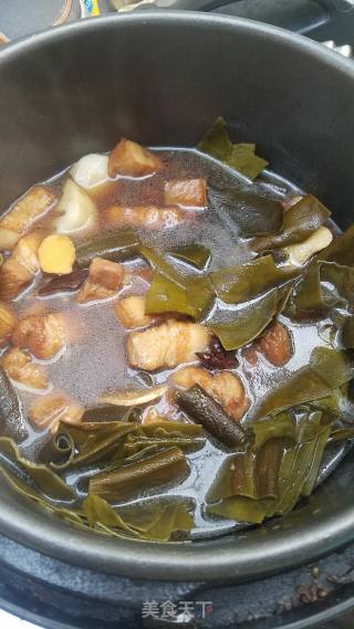 莲藕海带红烧的做法步骤：14