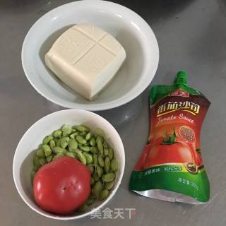 番茄豆腐的做法步骤：2