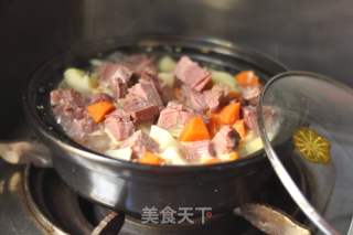 快手版：柚子味土豆烧牛肉的做法步骤：8