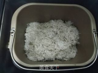 自制猪肉松的做法步骤：9
