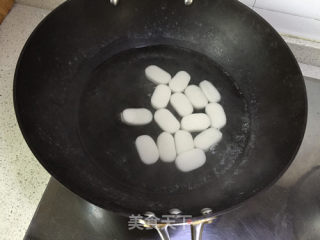 水磨年糕青菜的做法步骤：4