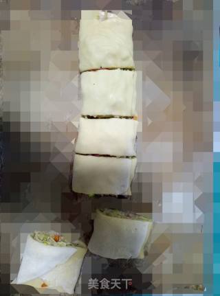 萝卜豆芽菜卷的做法步骤：7