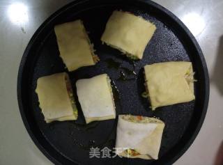 萝卜豆芽菜卷的做法步骤：8