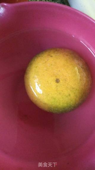 大蒜水与炒橘子的做法步骤：4