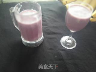 紫薯香蕉奶昔的做法步骤：3