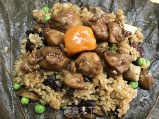 荷叶糯米鸡的做法步骤：17