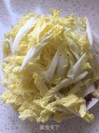 萝卜白菜炒土豆丝的做法步骤：4