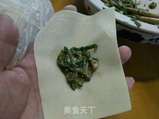 韭菜猪肉馄饨的做法步骤：4