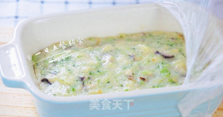 龙利鱼蔬菜饼 宝宝辅食，西兰花，香菇，鲜百合的做法步骤：10
