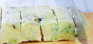 龙利鱼蔬菜饼 宝宝辅食，西兰花，香菇，鲜百合的做法步骤：11