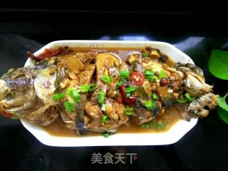 红烧鲢鱼的做法步骤：15