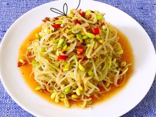韩式拌黄豆芽的做法步骤：6