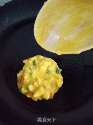 蛋香白薯饼的做法步骤：10