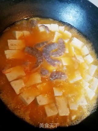 虾仁烩豆腐的做法步骤：3