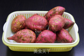 酥脆白薯条的做法步骤：1