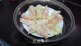 浇汁白菜卷的做法步骤：7