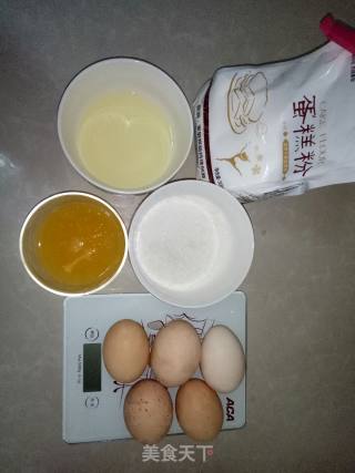 橙汁戚风蛋糕的做法步骤：1