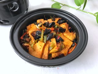 干锅千叶豆腐的做法步骤：17