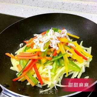 彩椒土豆丝的做法步骤：6
