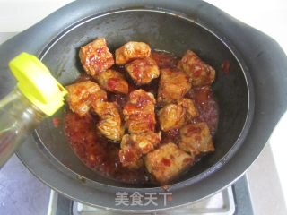川味土豆烧排骨的做法步骤：7