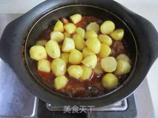 川味土豆烧排骨的做法步骤：10