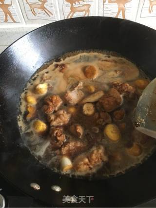 板栗烧排骨的做法步骤：6