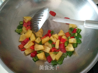 菠萝咕噜肉的做法步骤：8