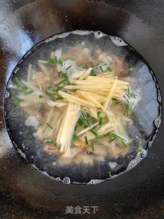 淡菜苜蓿汤的做法步骤：6