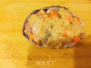 粉丝蒜香海鲜天鹅蛋的做法步骤：7