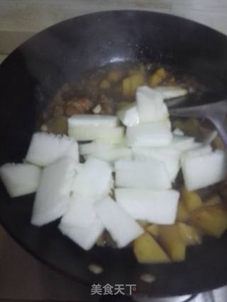 土豆冬瓜焖排骨的做法步骤：3
