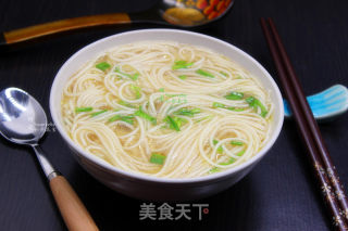 爽滑鸡汤面的做法步骤：7