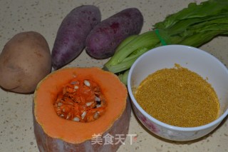 小米煮四宝的做法步骤：1