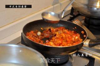 中式香肠意面的做法步骤：18