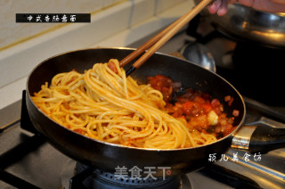 中式香肠意面的做法步骤：24