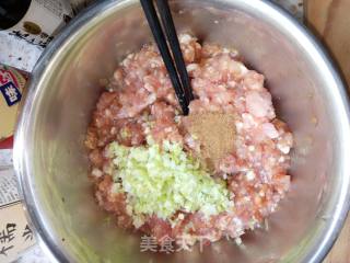油炸肉丸子的做法步骤：3