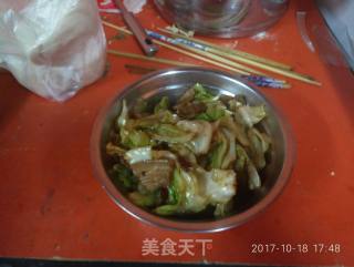 包菜肉的做法步骤：4