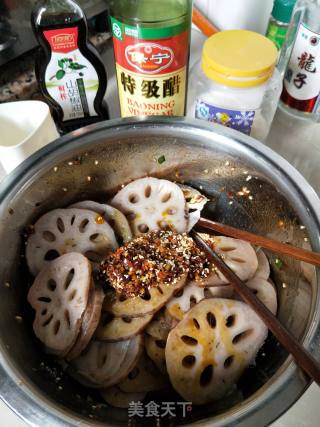 凉拌藕片的做法步骤：4
