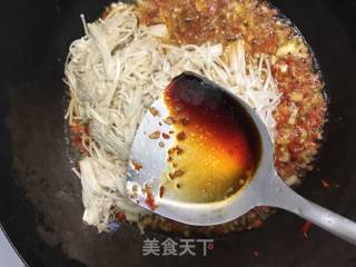 剁椒炒金针菇的做法步骤：8