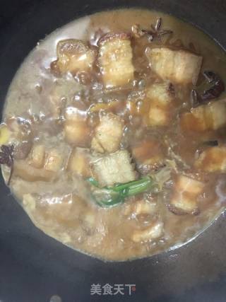 板栗红烧肉的做法步骤：13