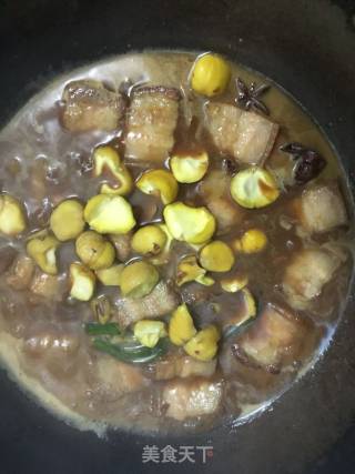 板栗红烧肉的做法步骤：14