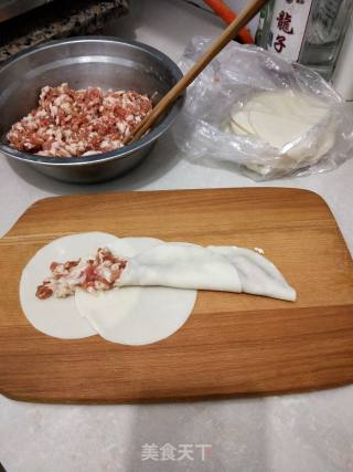 玫瑰花煎饺的做法步骤：4