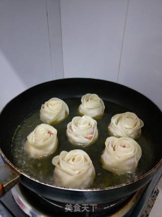 玫瑰花煎饺的做法步骤：10